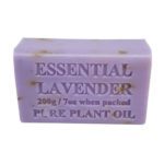 Lavender Soap with Flowers