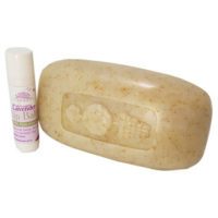 Gardeners Essentials of Lavender Lip Balm and Gardeners Soap